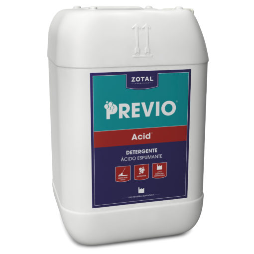 Previo Acid detergente ácido espumante