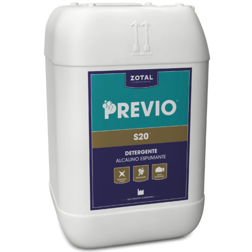 Previo S20 detergente alcalino espumante