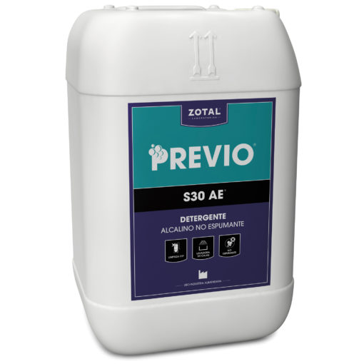 Previo S30 AE detergente alcalino no espumante