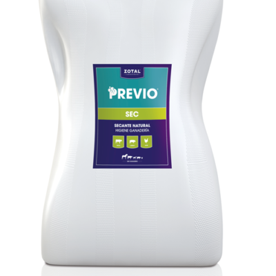 Previo SEC secante natural para higiene ganadera