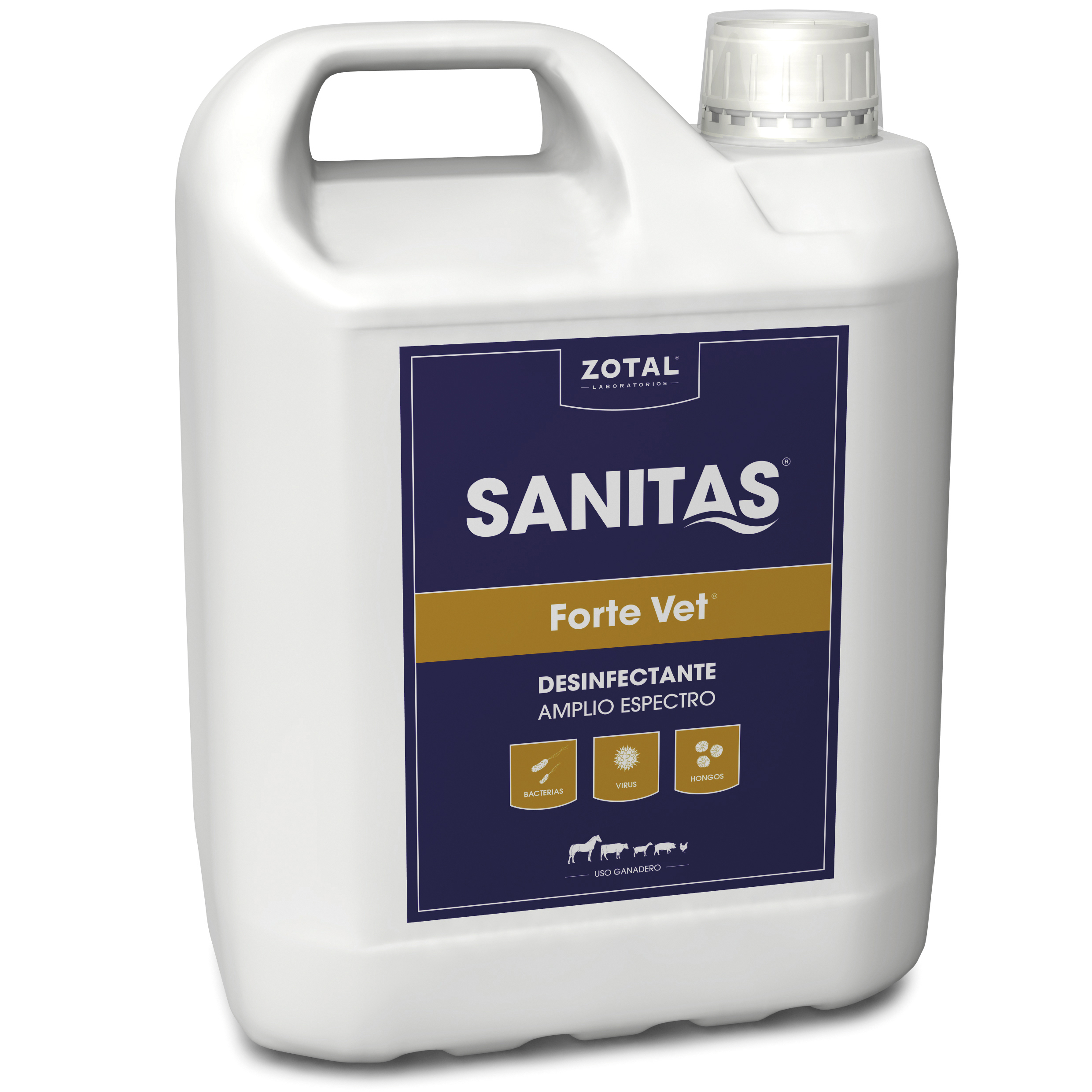 SANITAS® Forte Vet: Desinfectante de Amplio Espectro