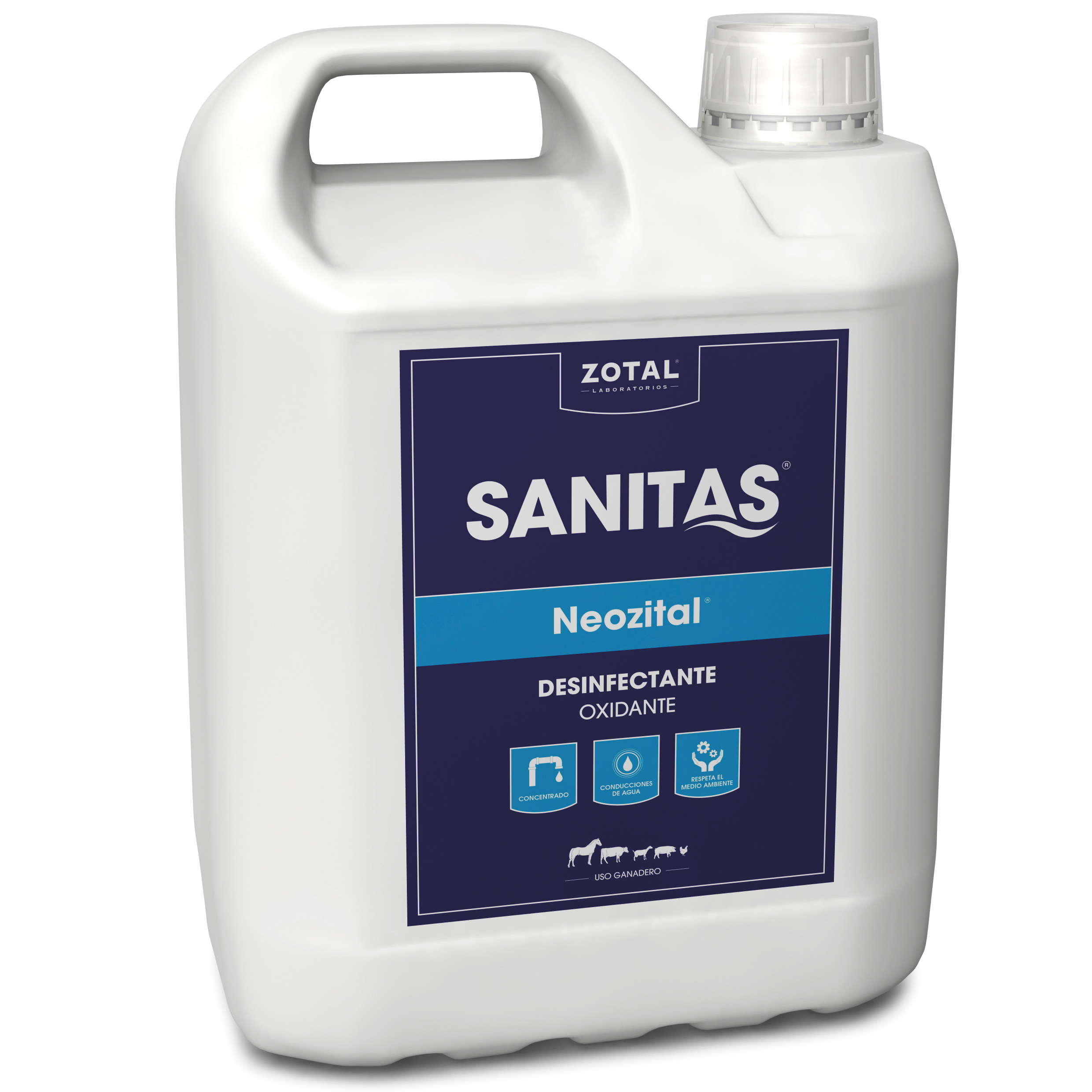 SANITAS® Neozital: Desinfectante Oxidante