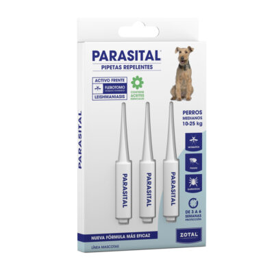PARASITAL®<br>Pipetas perros medianos<br>10-25 kg