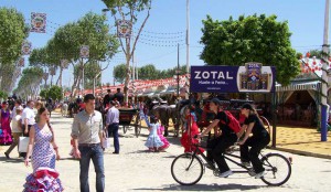 Zotal en la Feria de Abril en Sevilla